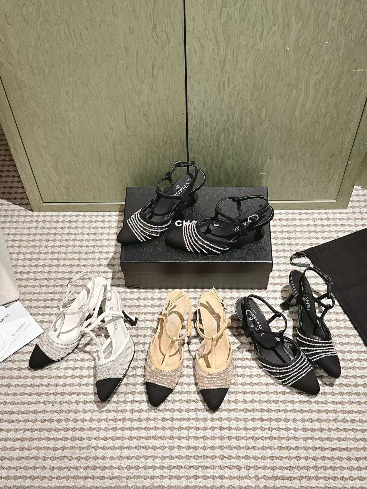 CHANE1 高品質レースメッシュハイヒール【50％割引+送料無料】