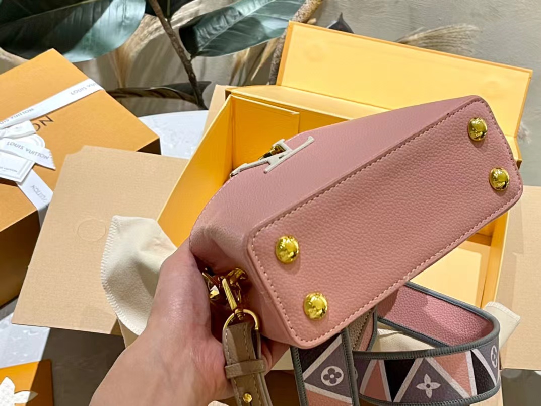 LV レザー カラーブロック ハンドバッグ【50％割引+送料無料】