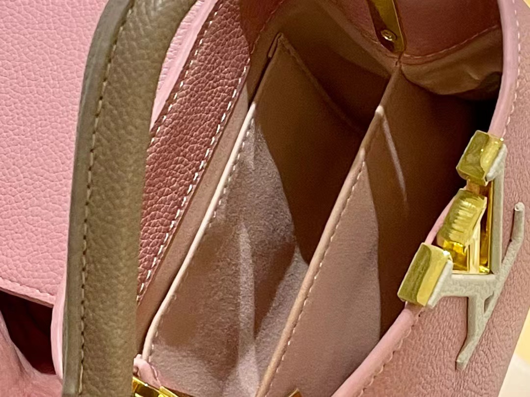 LV レザー カラーブロック ハンドバッグ【50％割引+送料無料】