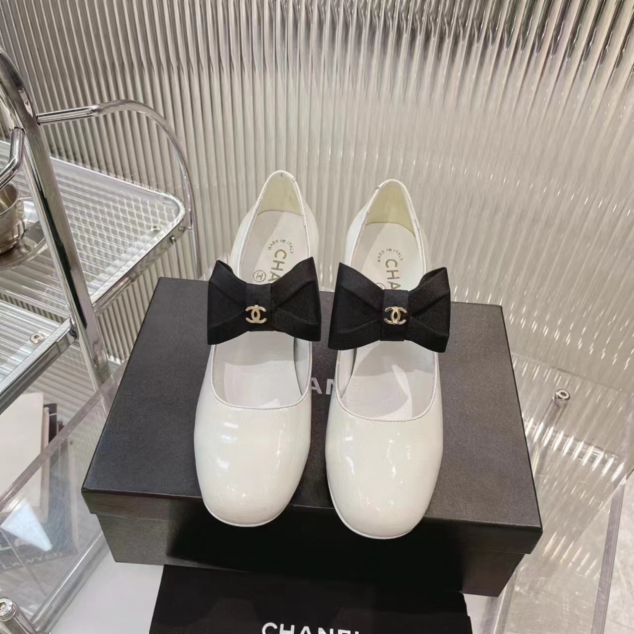 CHANE1 高品質ボウハイヒール【50％割引+送料無料】