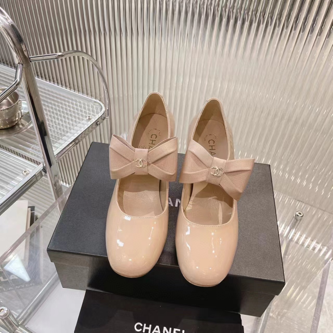 CHANE1 高品質ボウハイヒール【50％割引+送料無料】