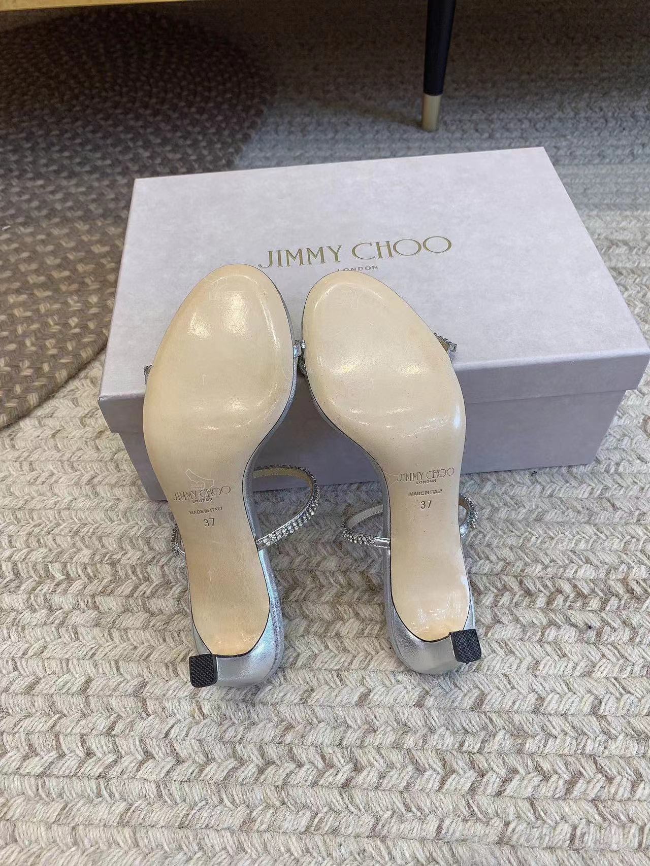 jimmycho0 高品質のラインストーンハイヒール【50％割引+送料無料】