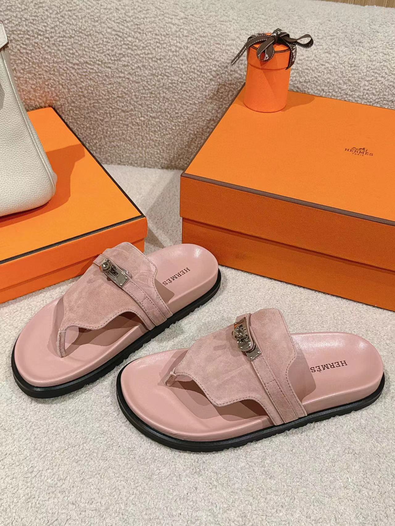 HERME5 高品質 H クラシック 男女兼用スリッパ【50%割引+送料無料】