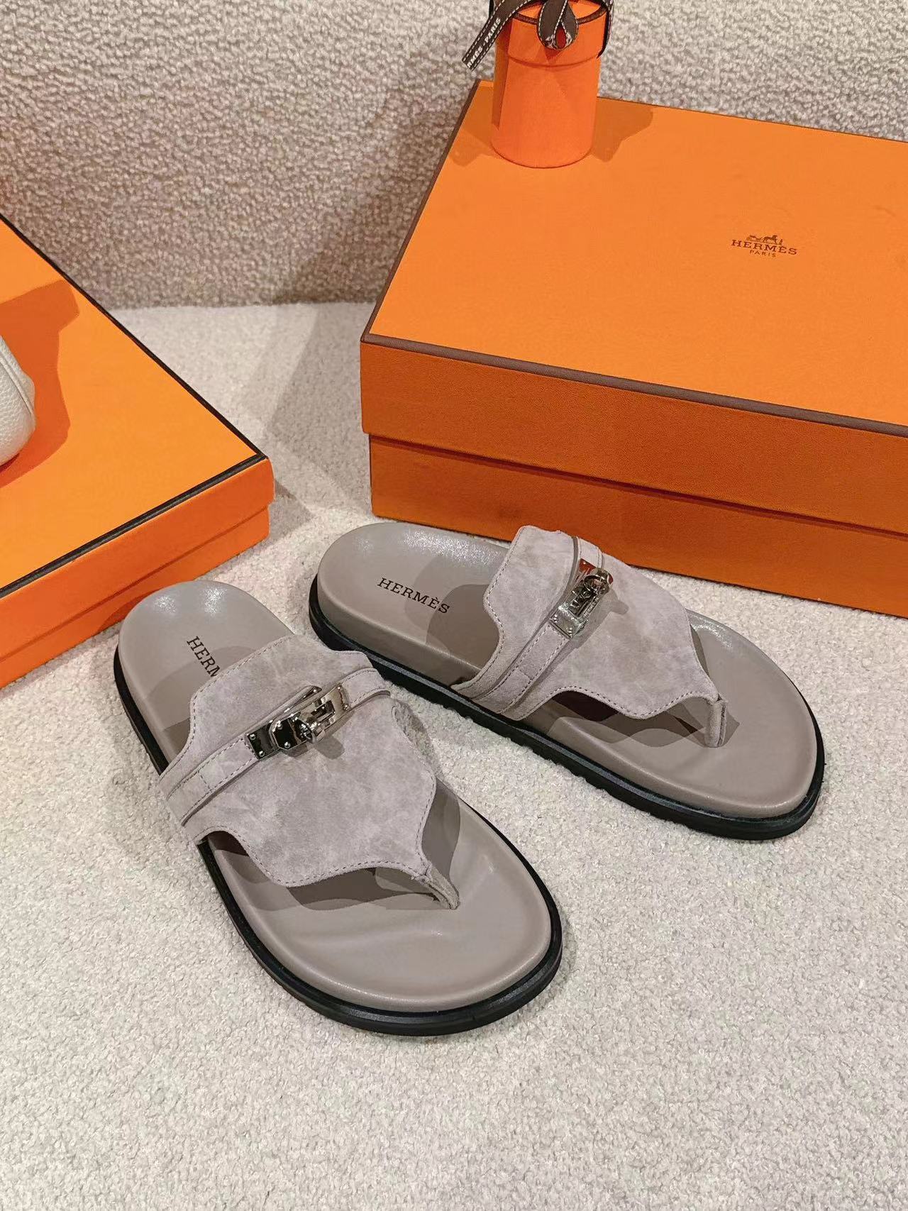 HERME5 高品質 H クラシック 男女兼用スリッパ【50%割引+送料無料】