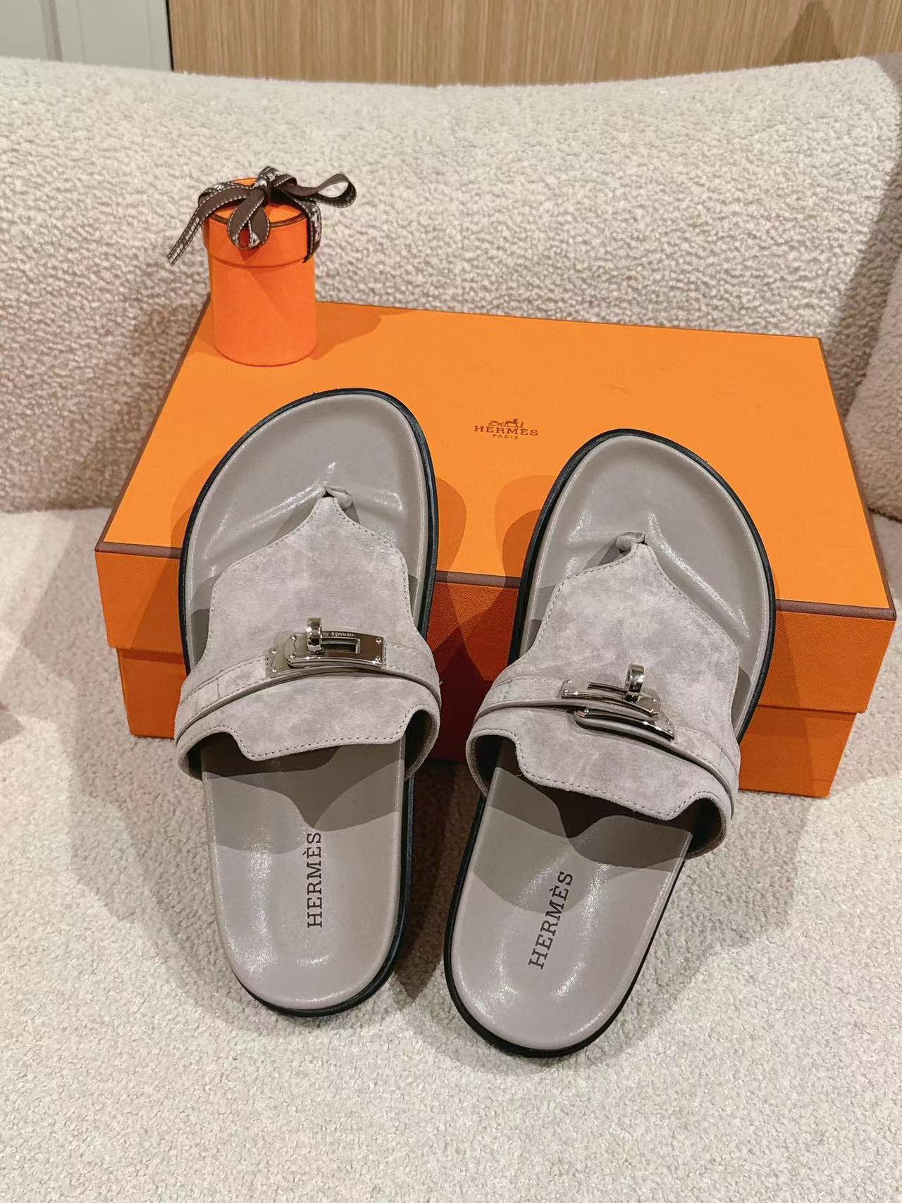 HERME5 高品質 H クラシック 男女兼用スリッパ【50%割引+送料無料】