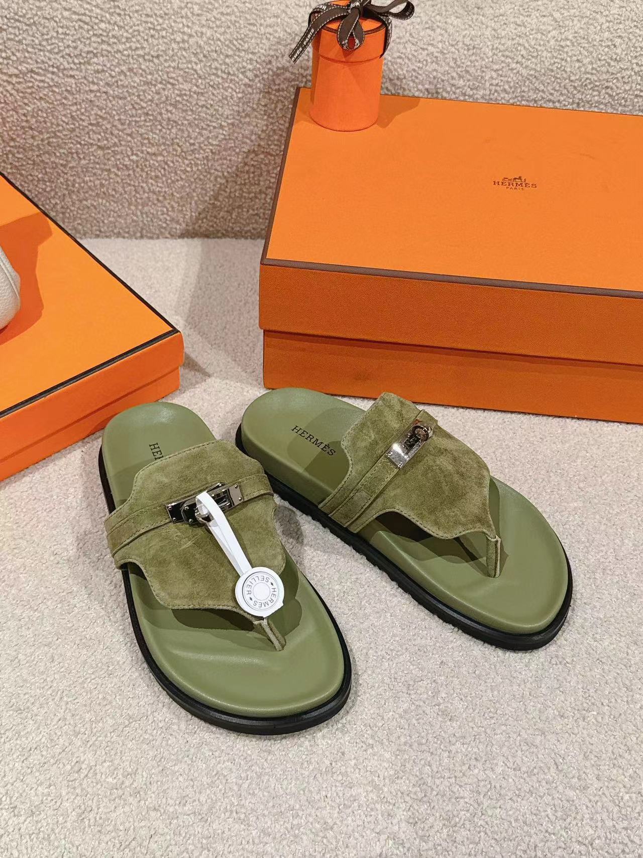 HERME5 高品質 H クラシック 男女兼用スリッパ【50%割引+送料無料】
