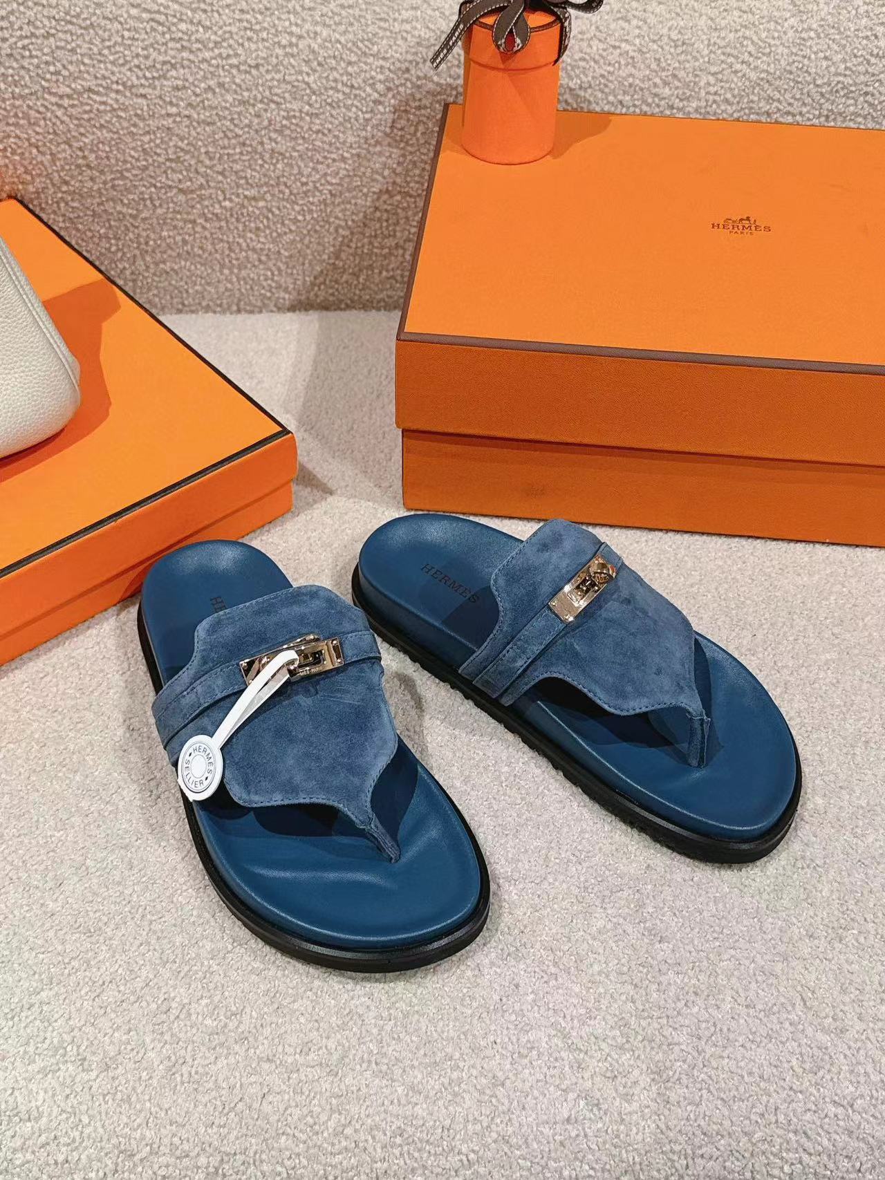 HERME5 高品質 H クラシック 男女兼用スリッパ【50%割引+送料無料】