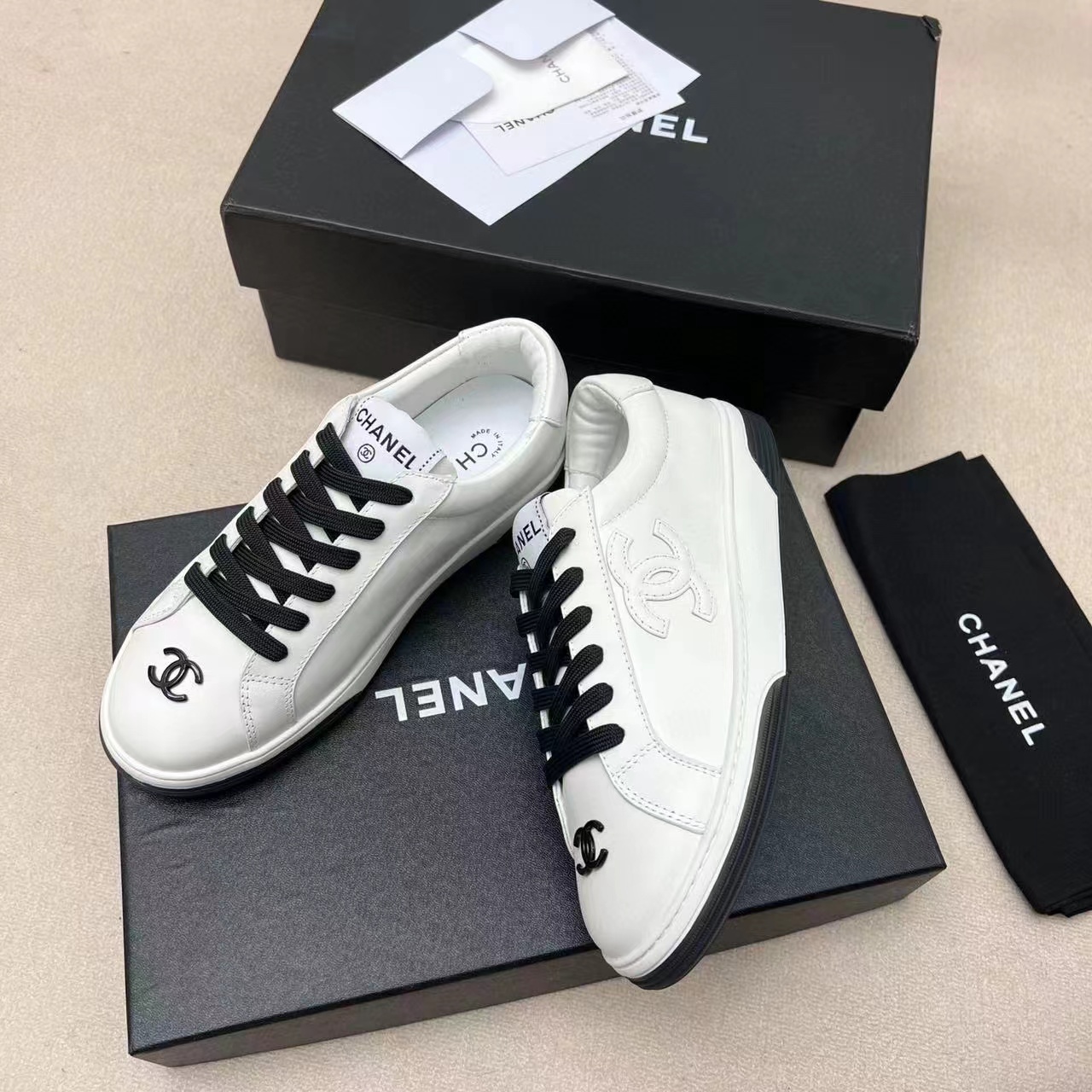 CHANE1 高品質パンダカジュアルシューズ【50%割引+送料無料】