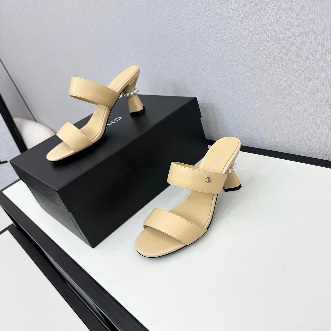 CHANE1 高品質パールハイヒール【50%割引+送料無料】