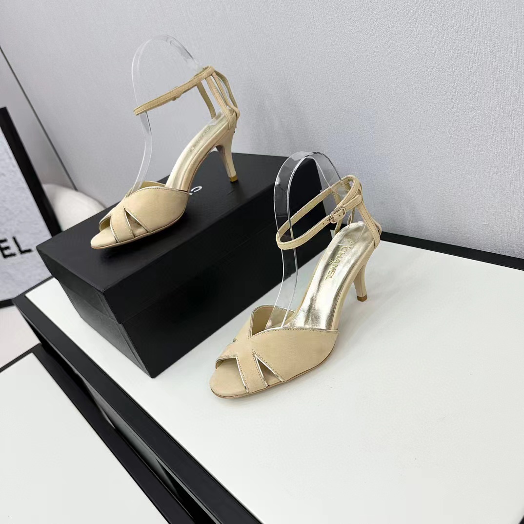 CHANE1 高品質フィッシュマウスハイヒールサンダル【50%割引+送料無料】