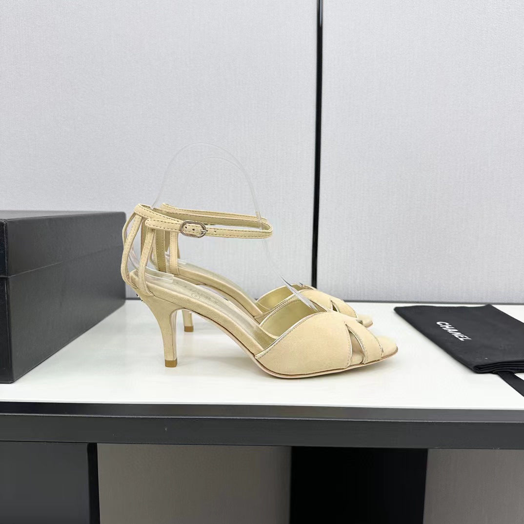 CHANE1 高品質フィッシュマウスハイヒールサンダル【50%割引+送料無料】