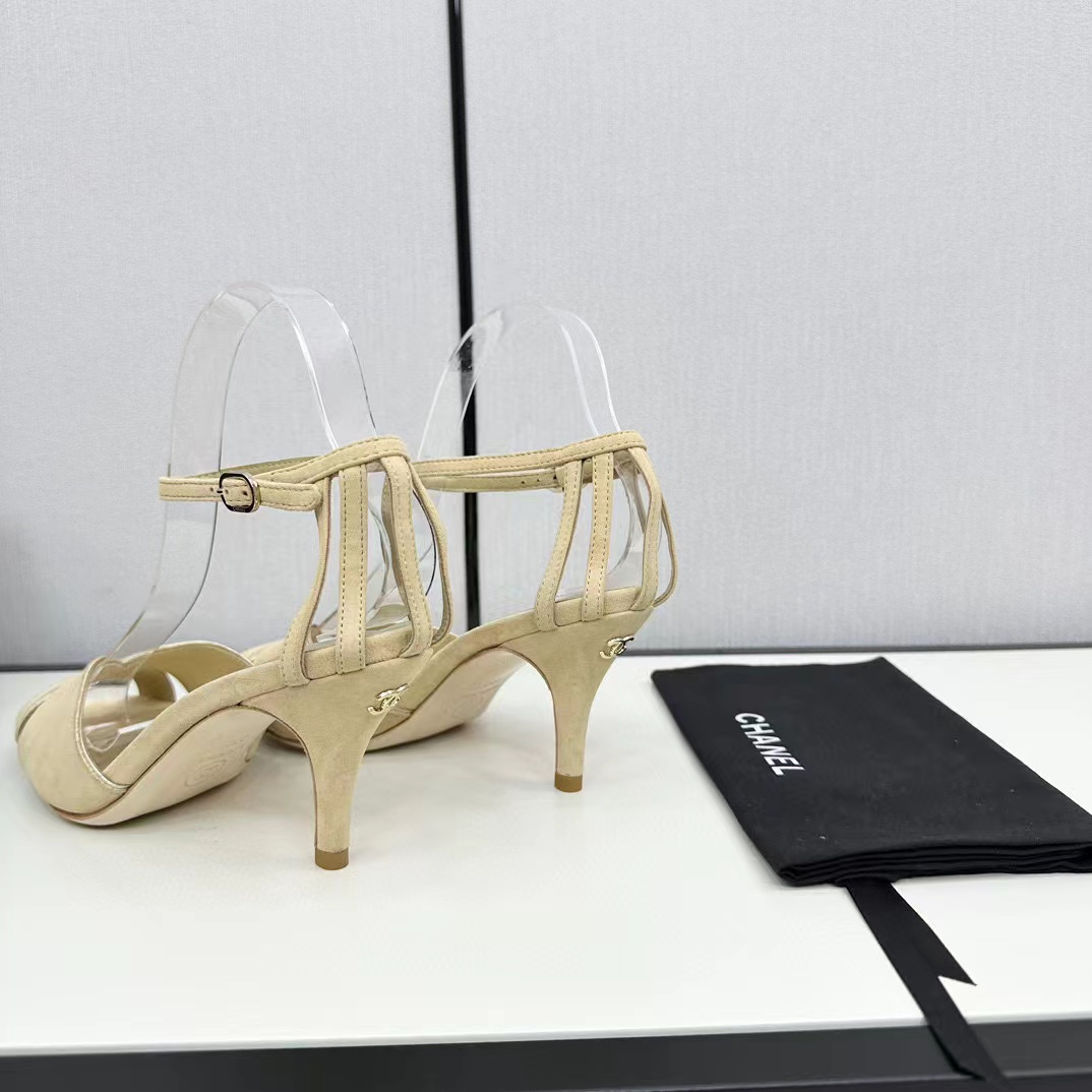 CHANE1 高品質フィッシュマウスハイヒールサンダル【50%割引+送料無料】