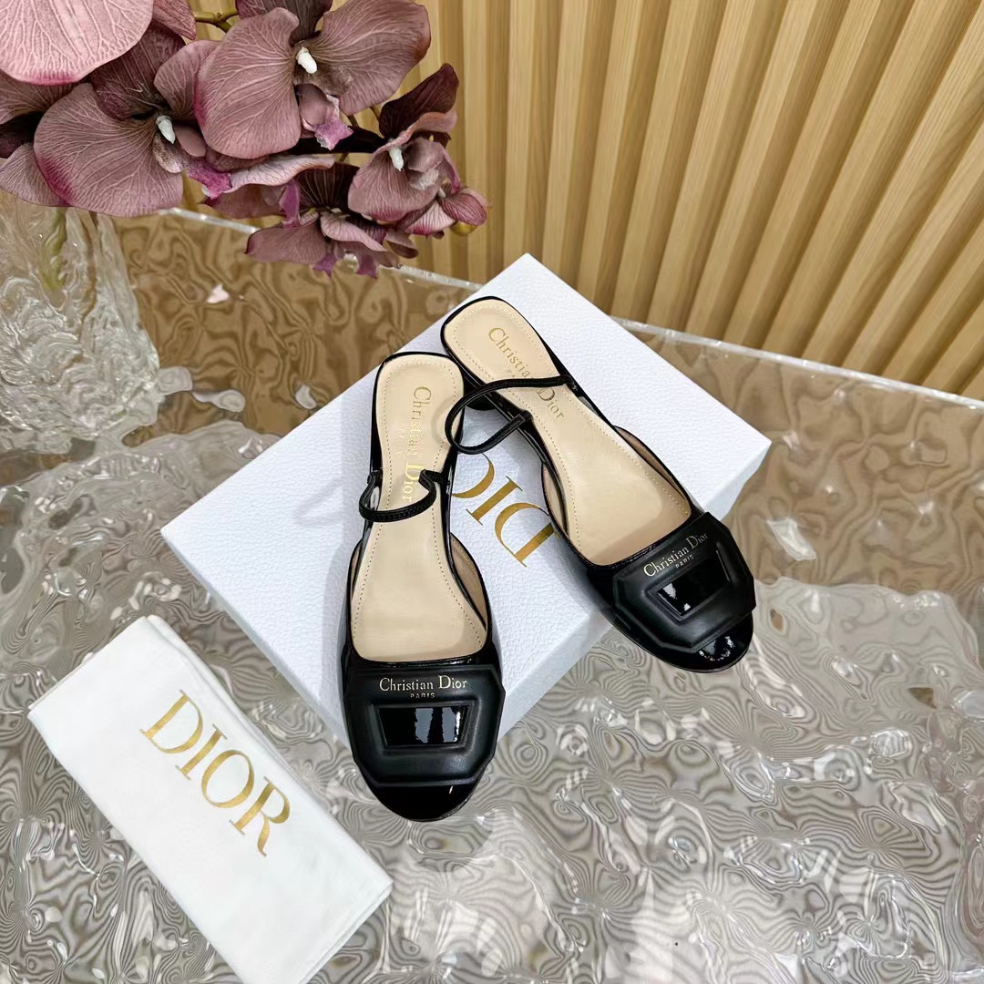 DI0R 高品質シープスキン ハイヒール スリッパ【50％割引+送料無料】