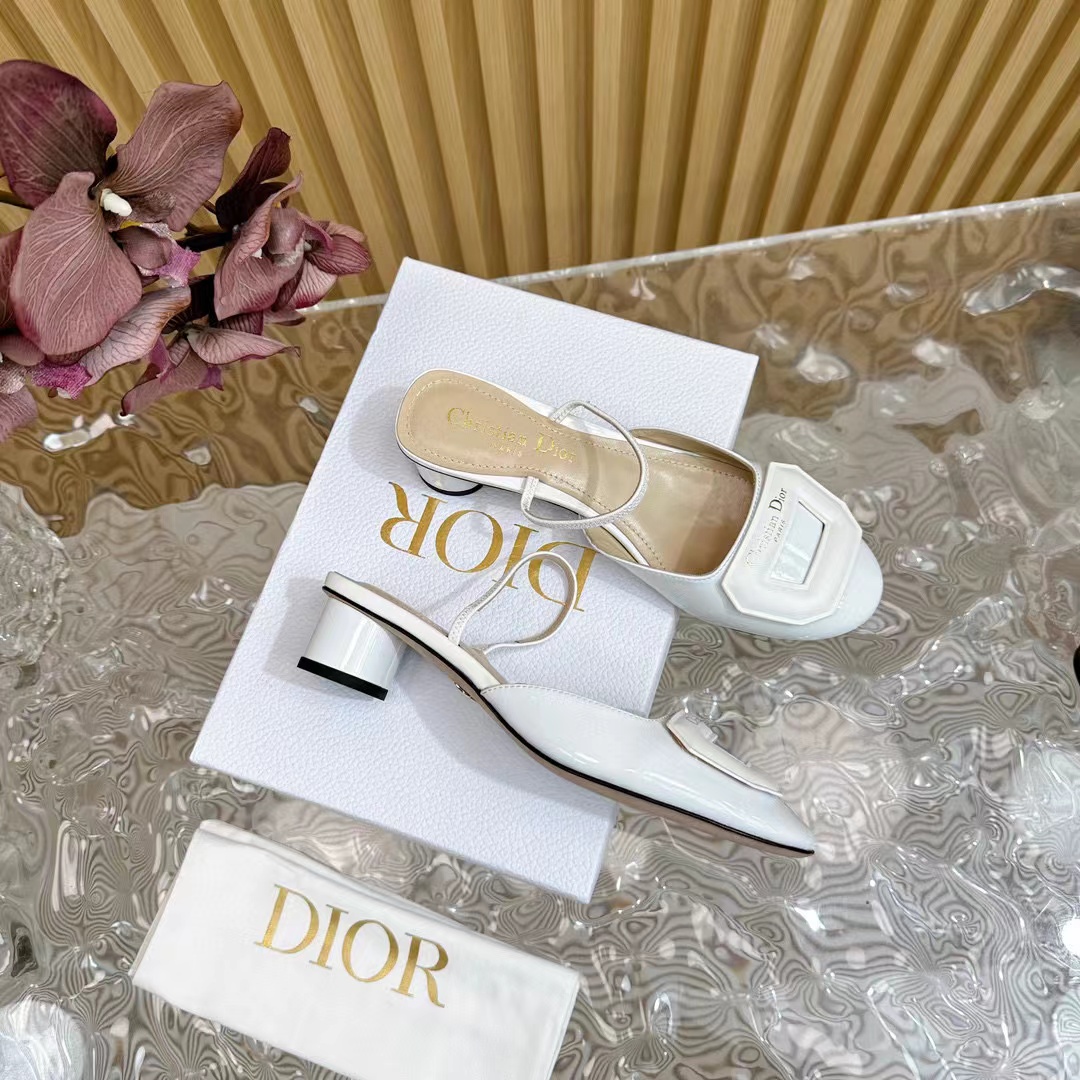 DI0R 高品質シープスキン ハイヒール スリッパ【50％割引+送料無料】