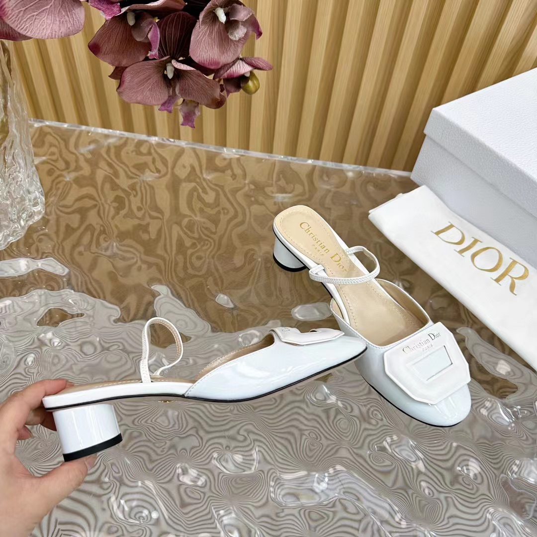 DI0R 高品質シープスキン ハイヒール スリッパ【50％割引+送料無料】