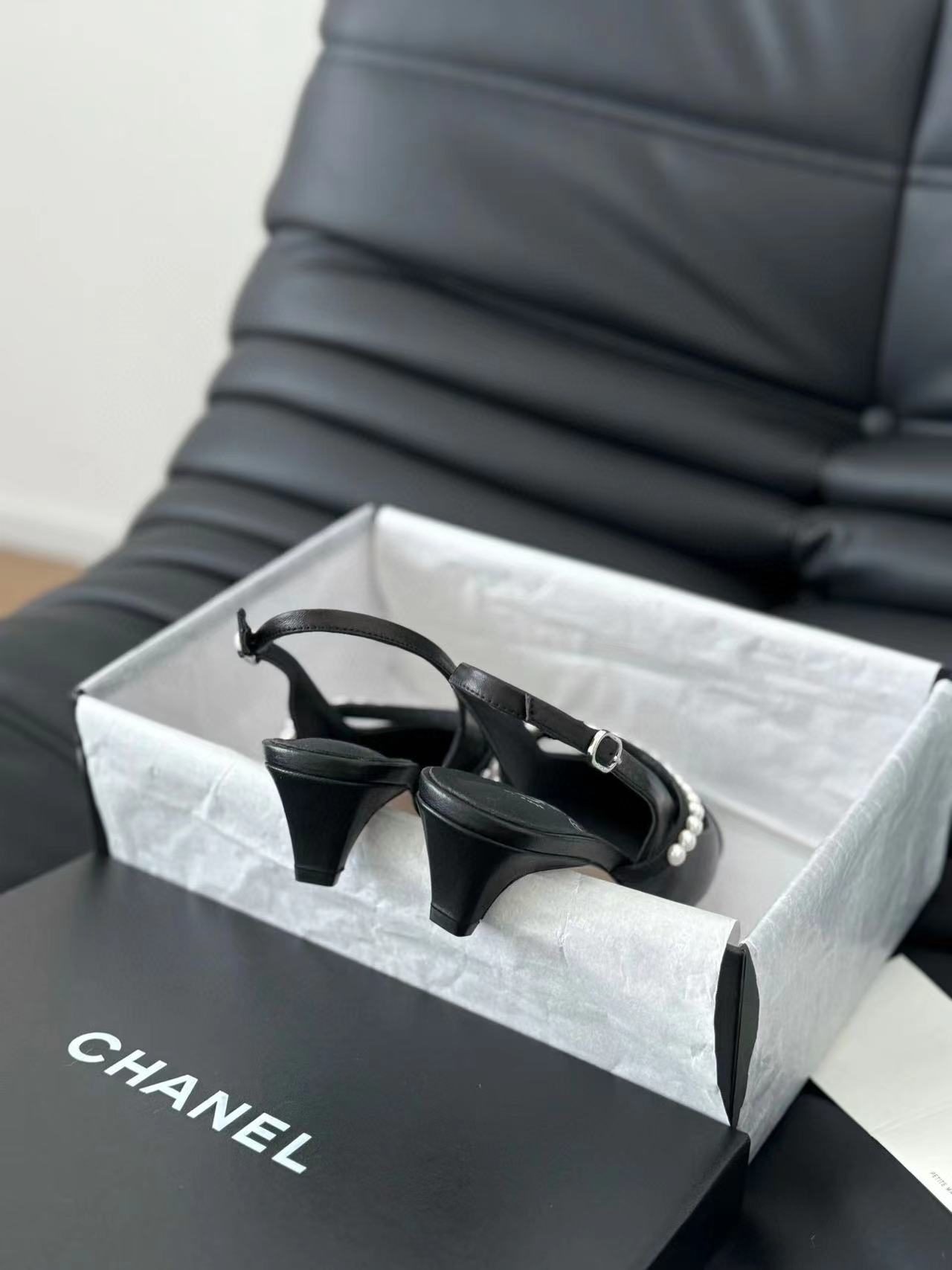 CHANE1 高品質カラーブロックパールポインテッドトゥハイヒール【50％割引+送料無料】