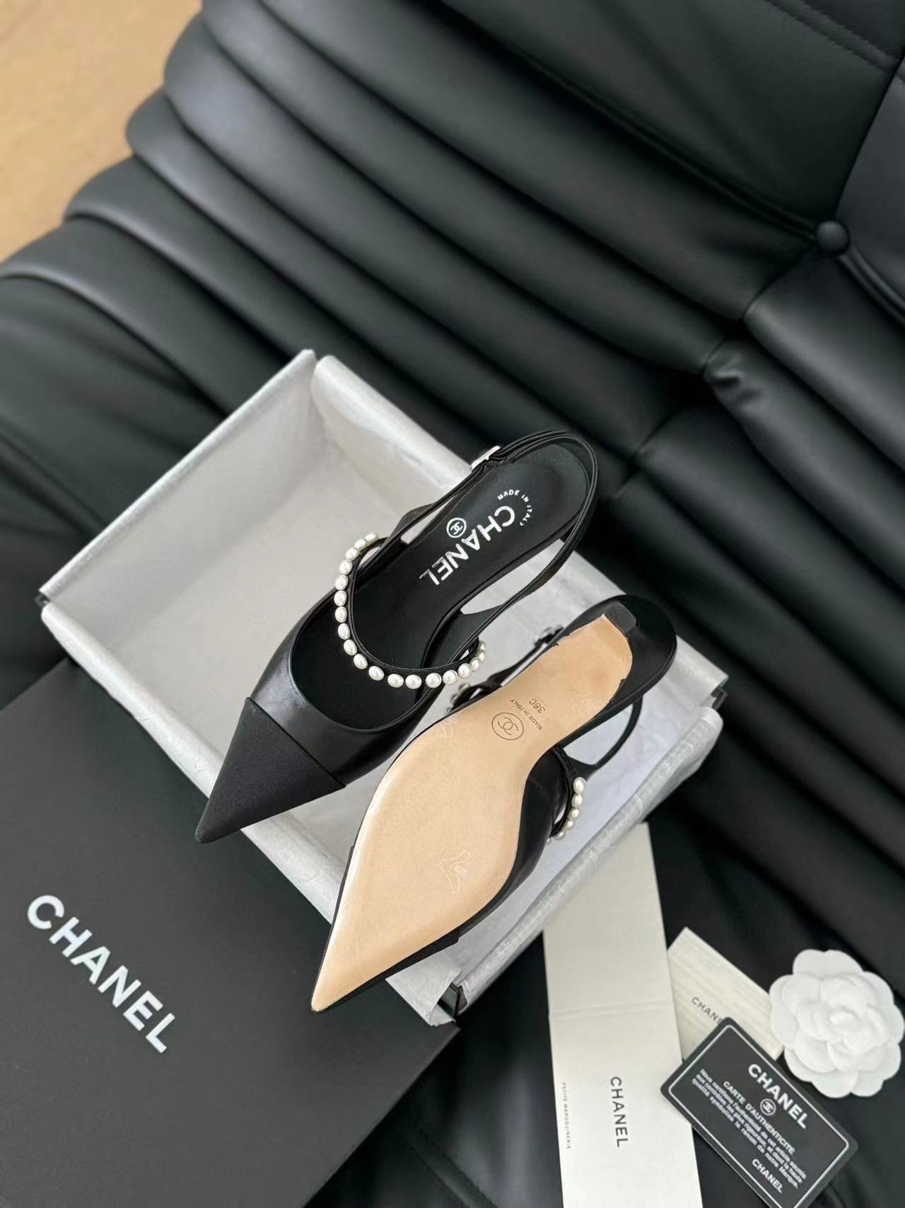 CHANE1 高品質カラーブロックパールポインテッドトゥハイヒール【50％割引+送料無料】