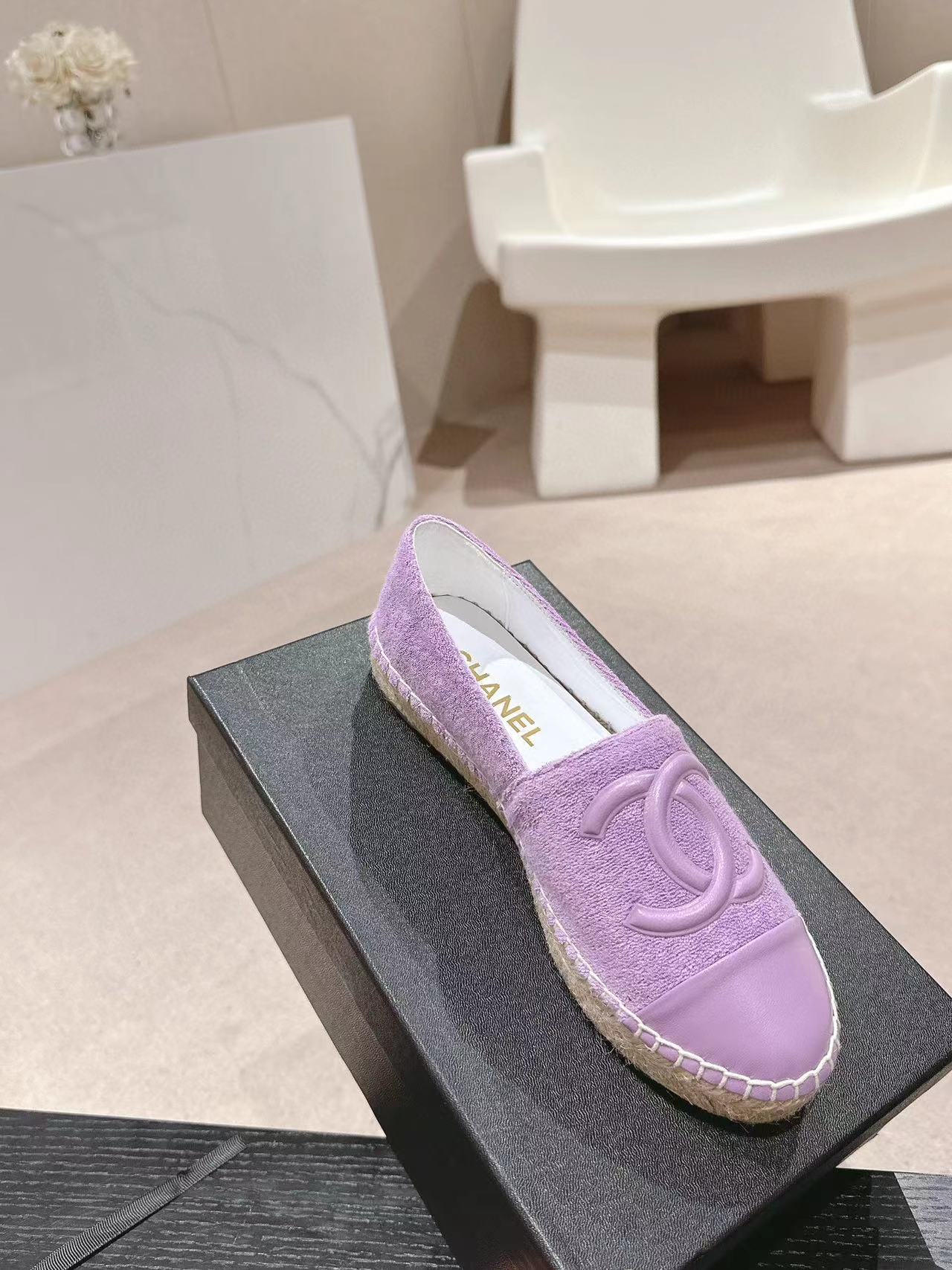 CHANE1 高品質ダブル C 織りフィッシャーマンシューズ【50％割引+送料無料】