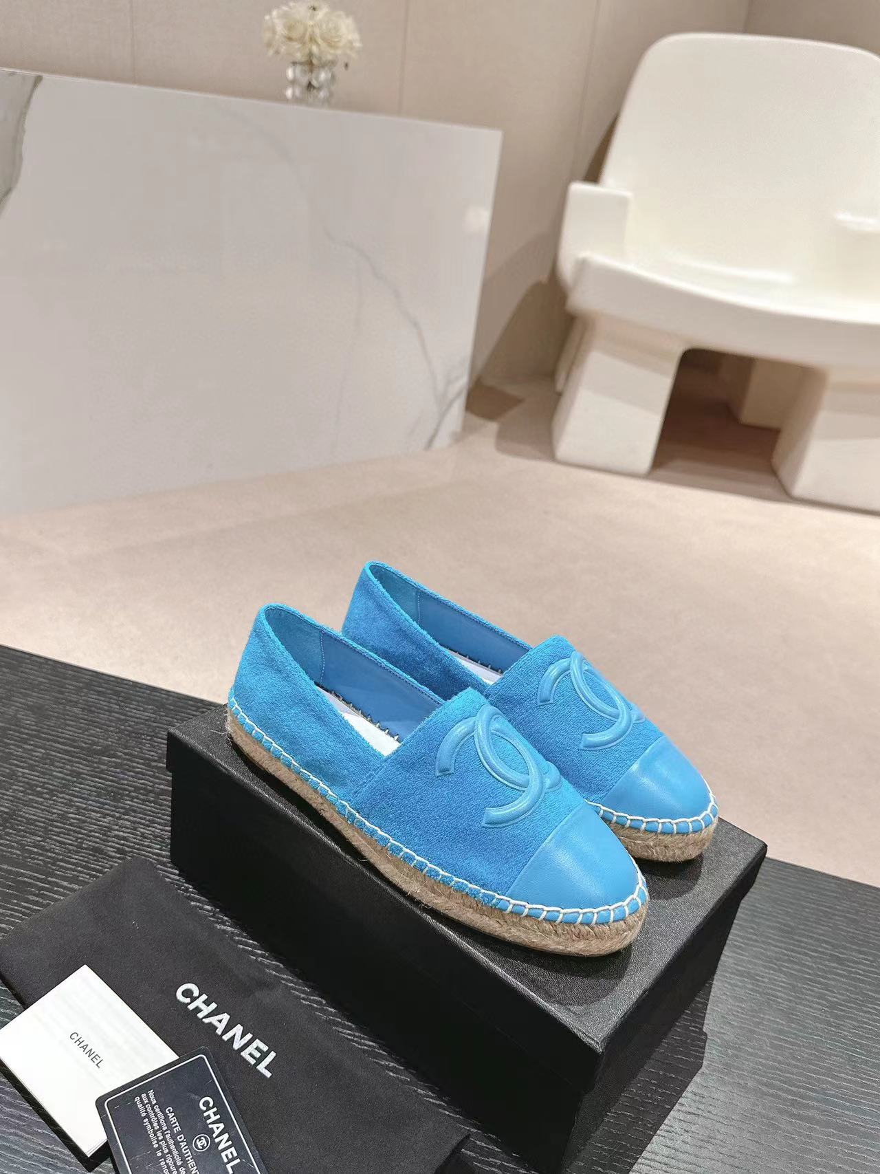 CHANE1 高品質ダブル C 織りフィッシャーマンシューズ【50％割引+送料無料】