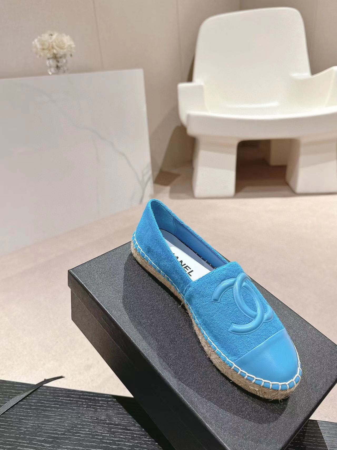 CHANE1 高品質ダブル C 織りフィッシャーマンシューズ【50％割引+送料無料】