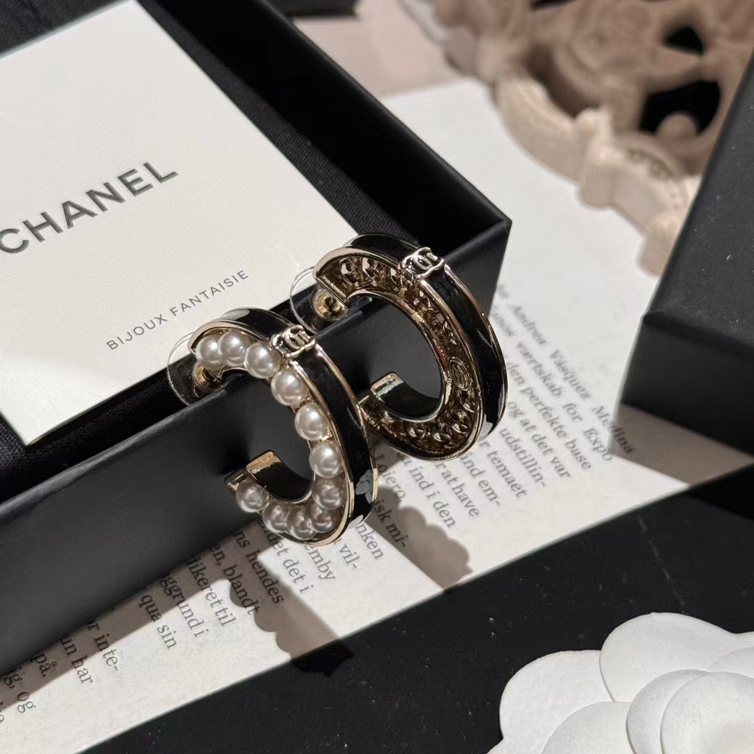 CHANE1 パールストリングレザーピアス【50%割引+送料無料】