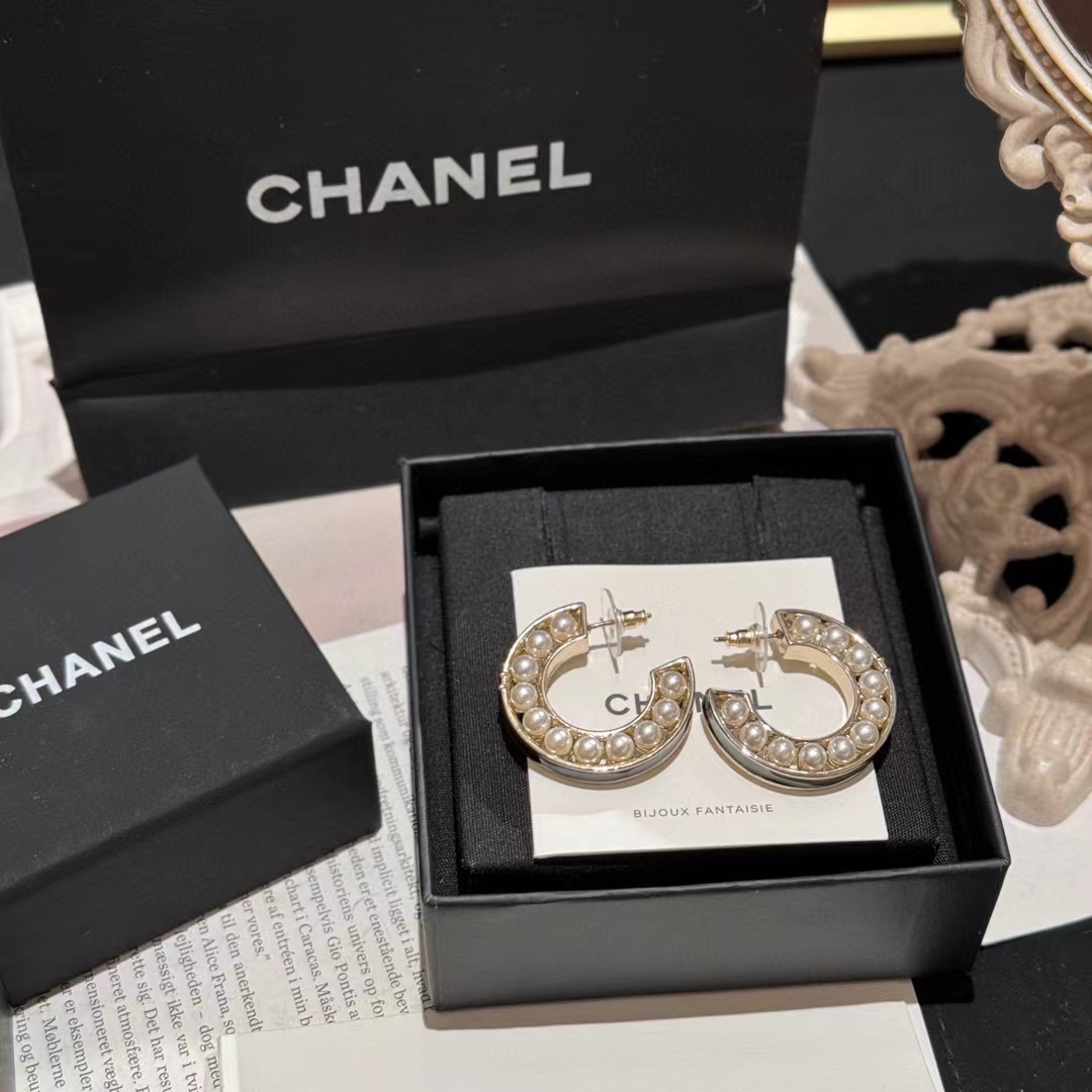 CHANE1 パールストリングレザーピアス【50%割引+送料無料】