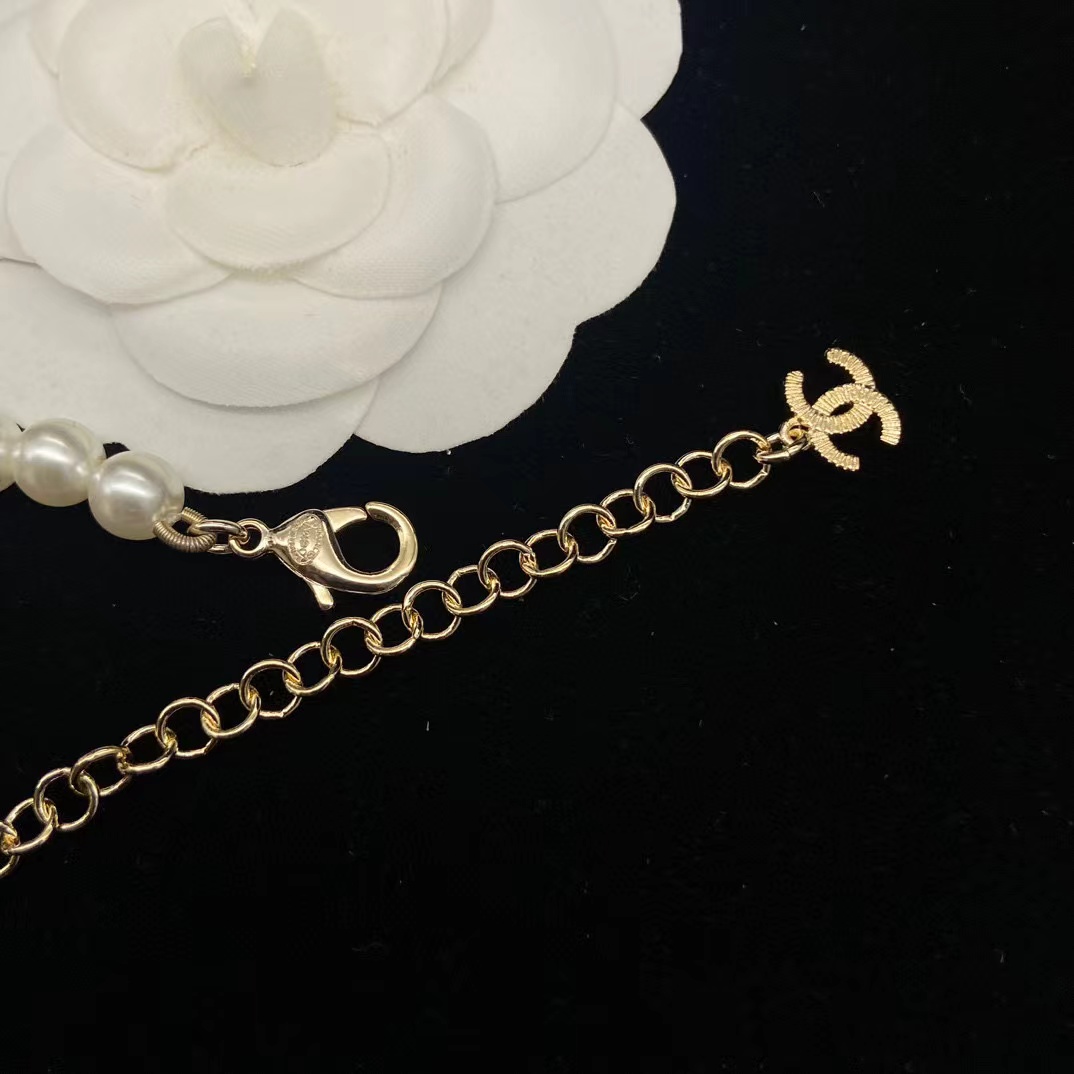 CHANE1 ハートパールネックレス【50％割引+送料無料】