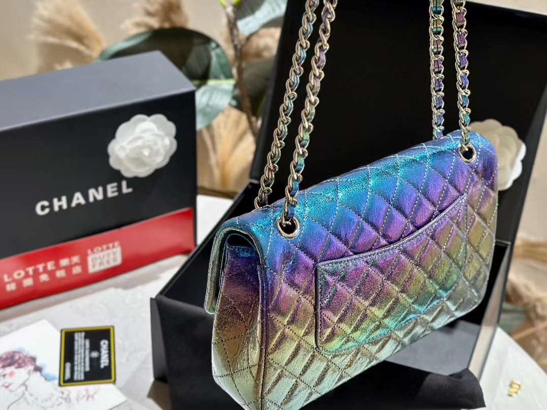 CHANE1 ダブルC グラデーションチェーンバッグ【50％割引+送料無料】