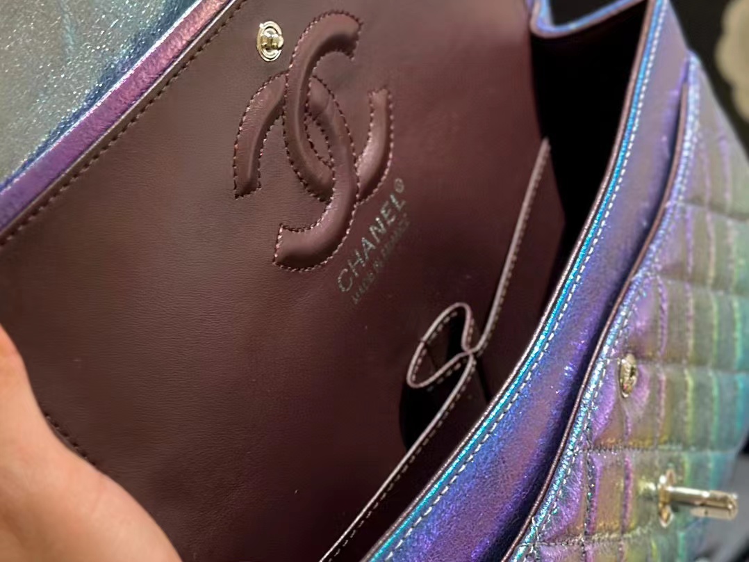 CHANE1 ダブルC グラデーションチェーンバッグ【50％割引+送料無料】