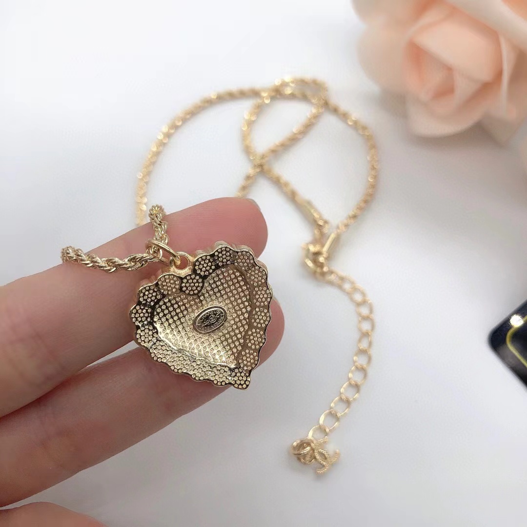 CHANE1 ハートセット ダイヤモンド ネックレス【50%割引+送料無料】