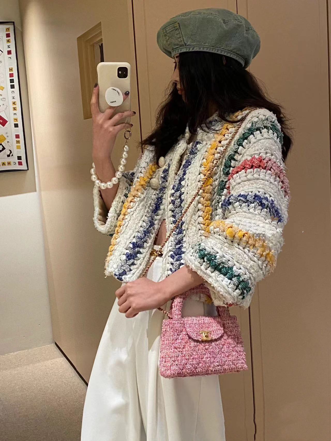 CHANE1 kelly ウールのハンドバッグ【 50％割引+送料無料】