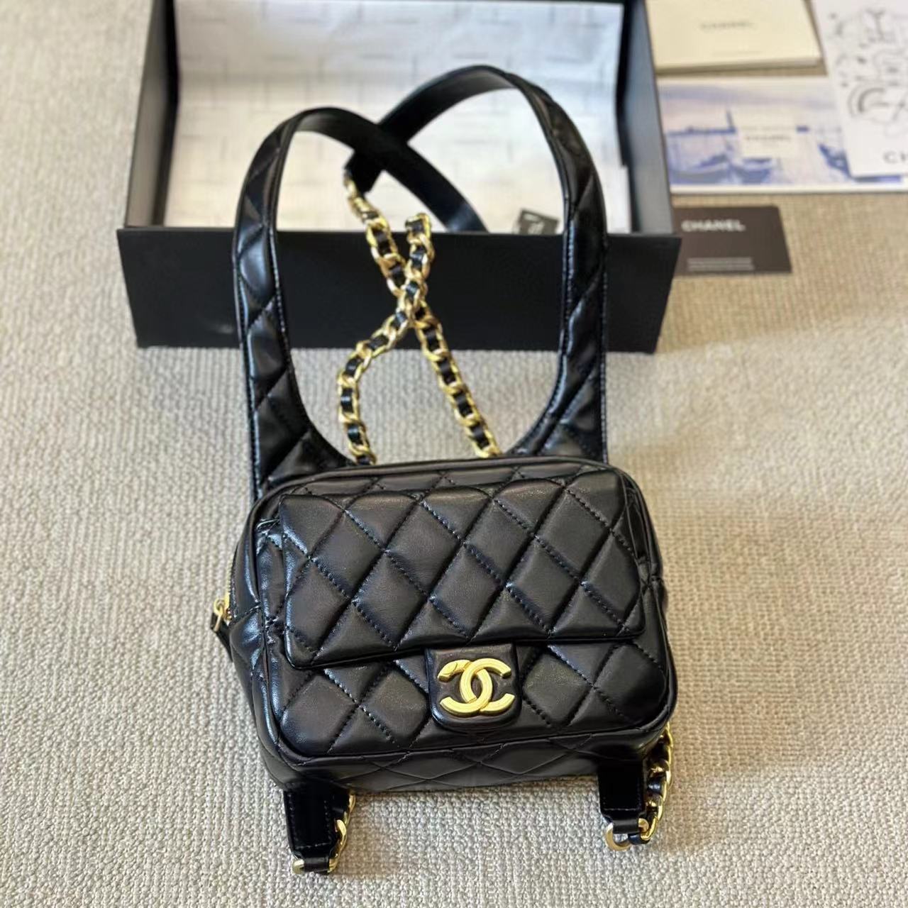 CHANE1 チェーンバックパック【 50％割引+送料無料】