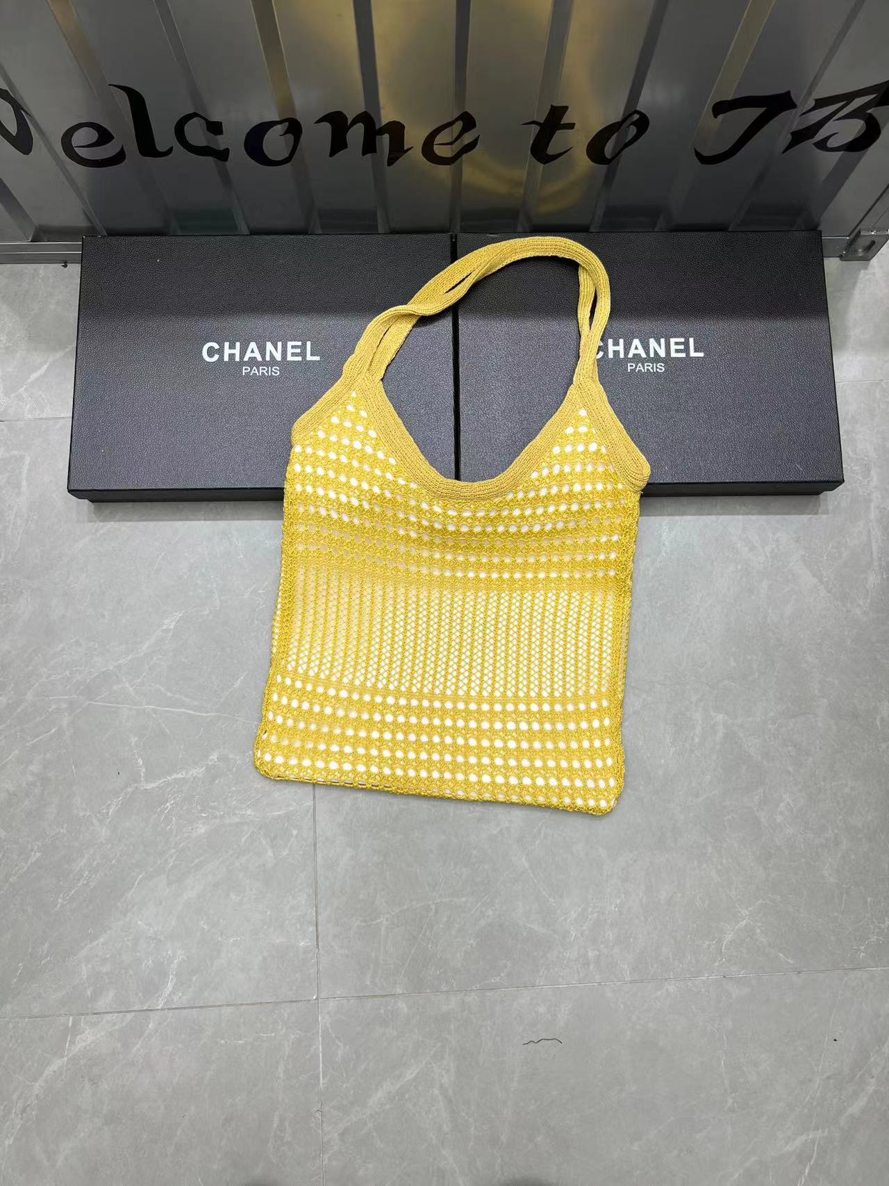 M1UM1Uレターニット中空ショッピングバッグ【50％割引+送料無料】