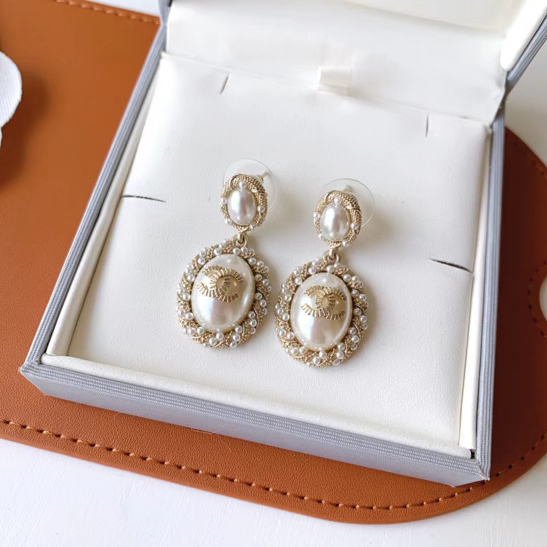 CHANE1 パール ヴィンテージ スタッド ピアス【50％割引+送料無料】