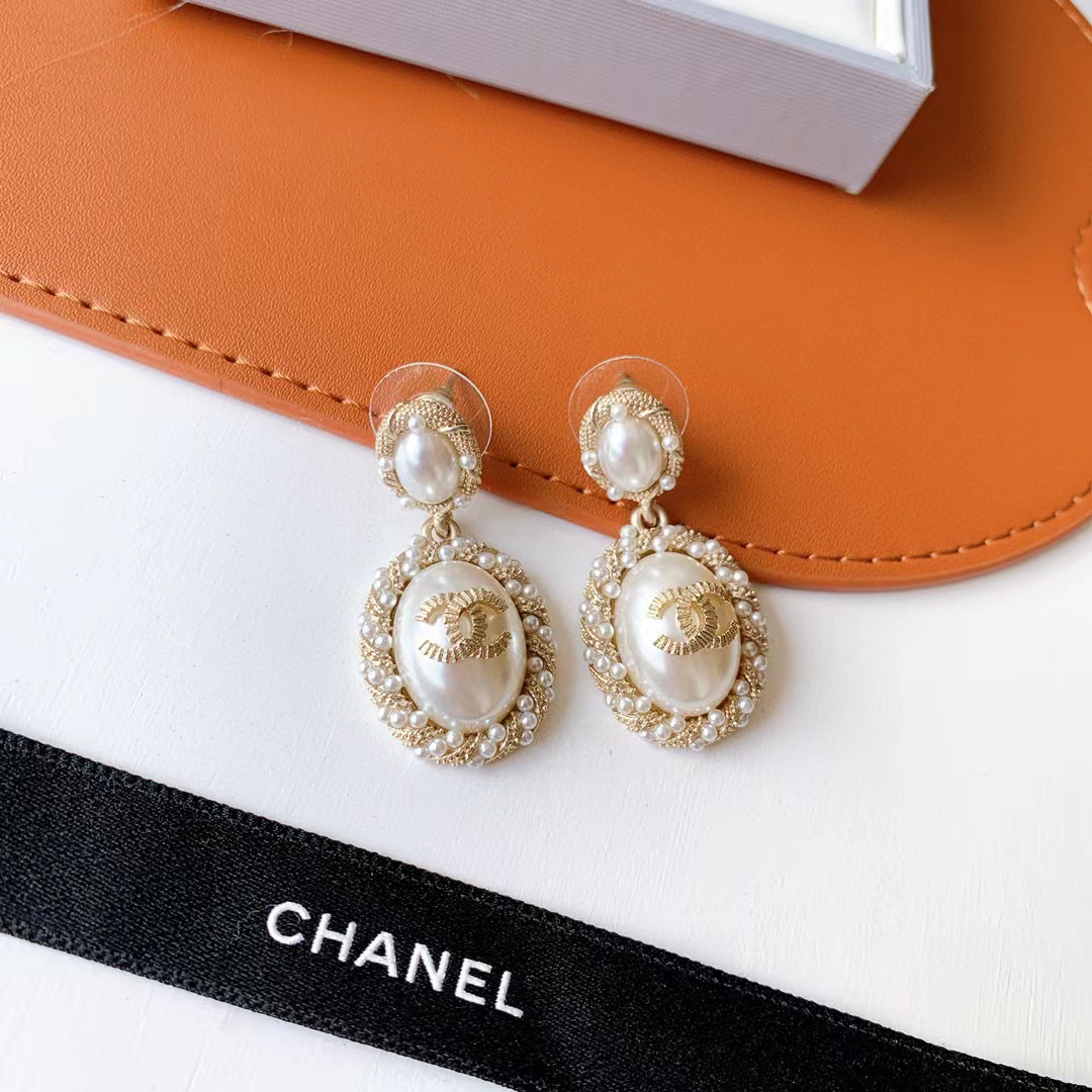 CHANE1 パール ヴィンテージ スタッド ピアス【50％割引+送料無料】