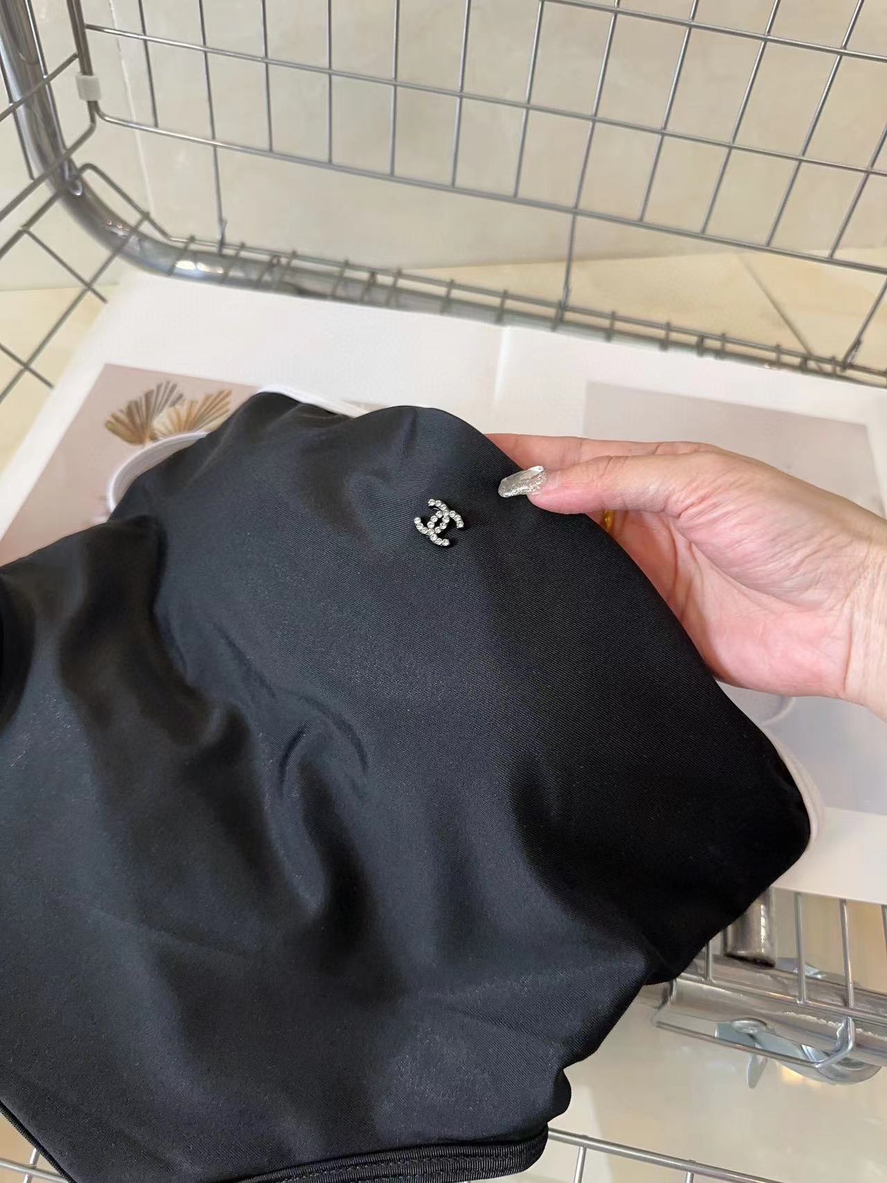 CHANE1 スモールロゴ カラーブロック スプリット水着【50%割引+送料無料】