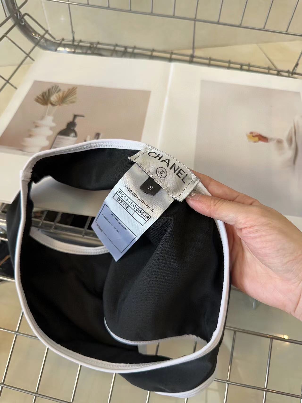 CHANE1 スモールロゴ カラーブロック スプリット水着【50%割引+送料無料】