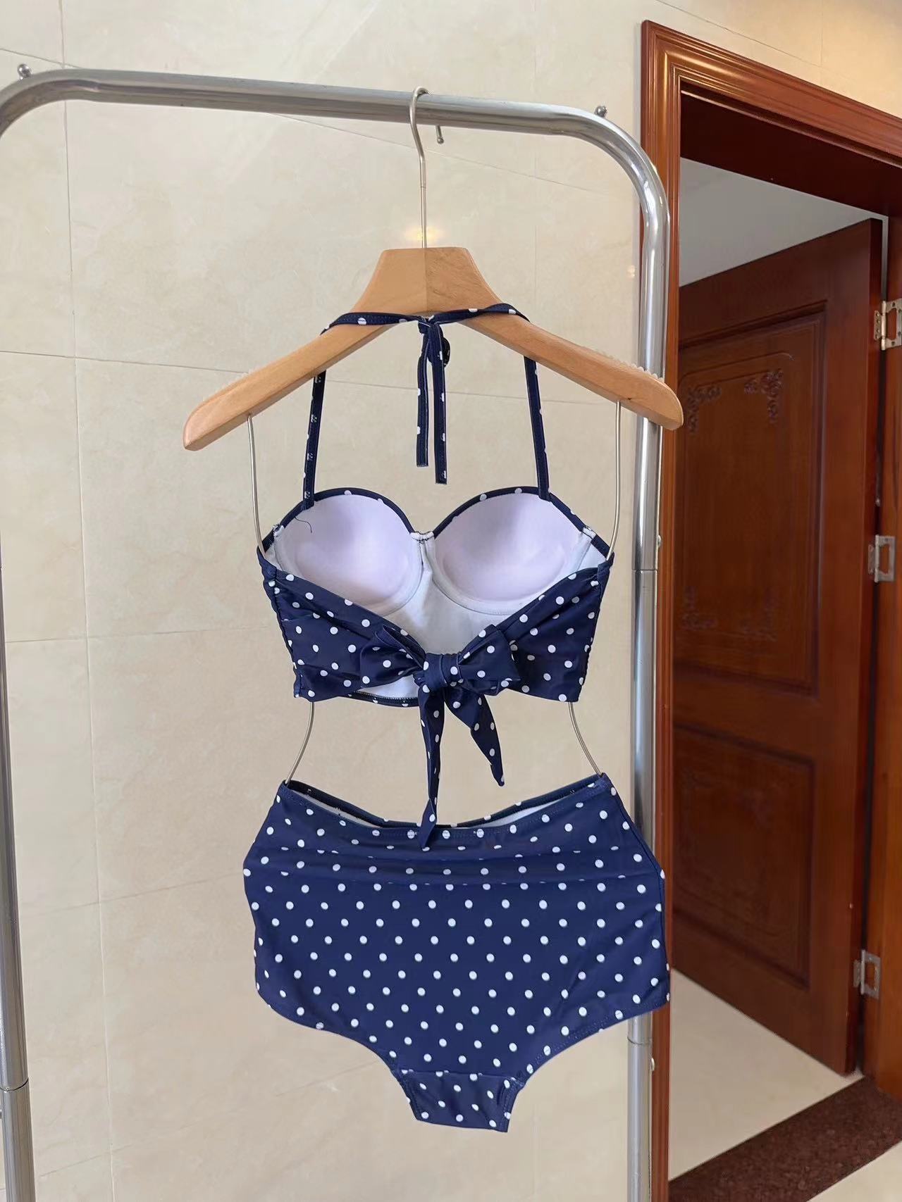 DI0R ドット柄ワンピース水着【50％割引+送料無料】