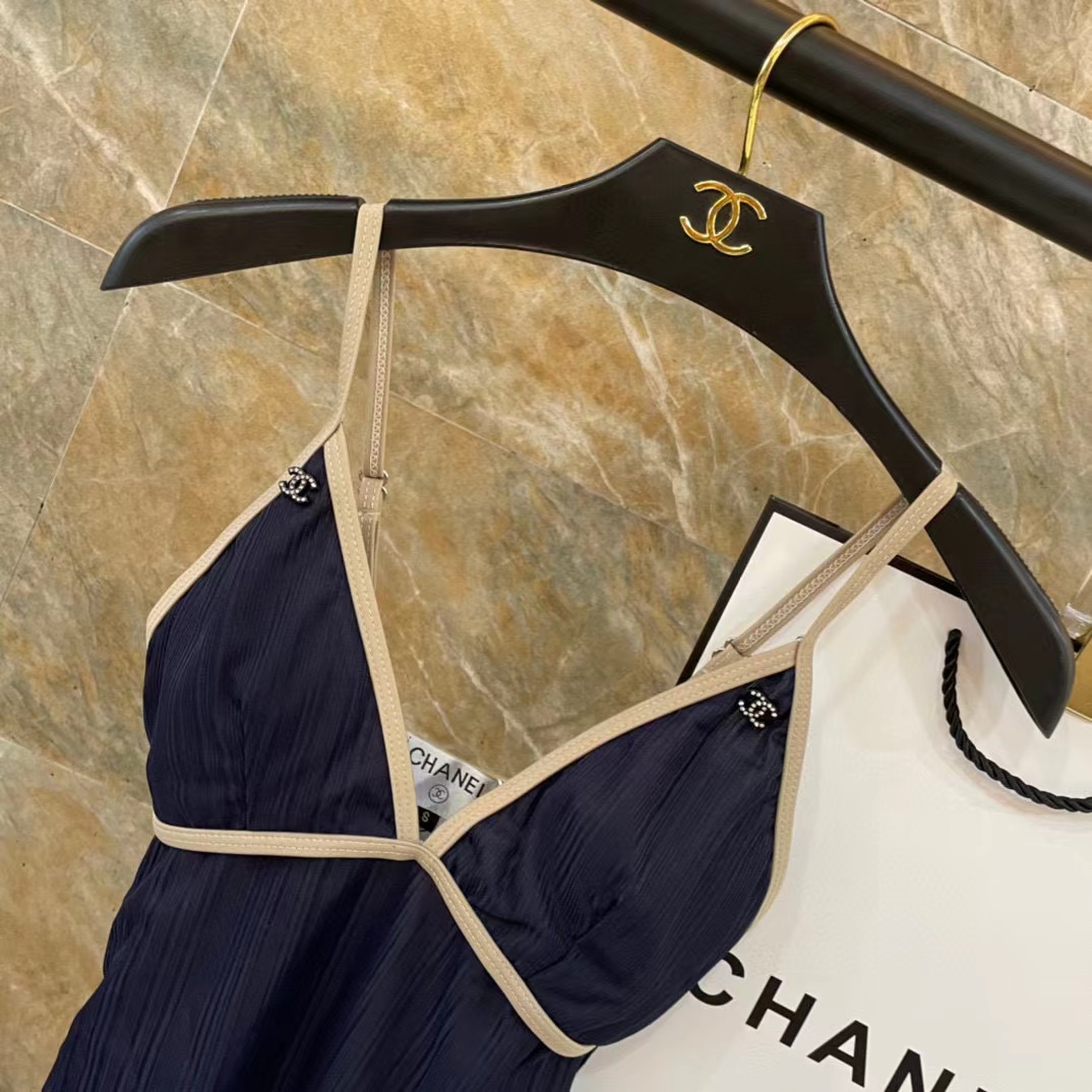 CHANE1 カラーブロックワンピース水着【50％割引+送料無料】