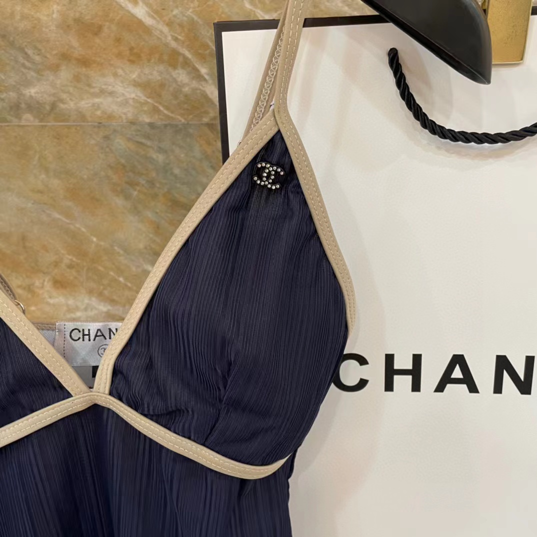 CHANE1 カラーブロックワンピース水着【50％割引+送料無料】