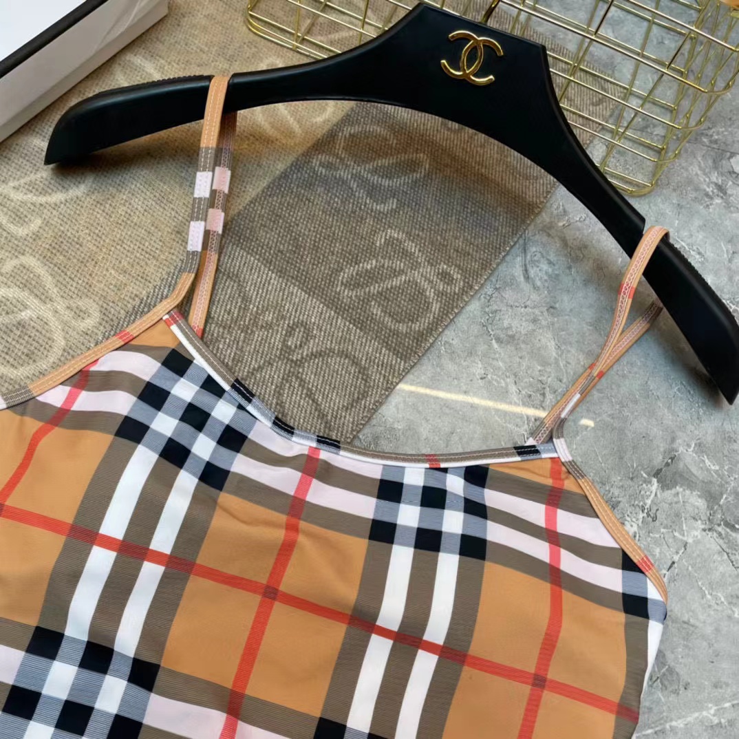 BUR8BEY クラシックサスペンダーワンピース水着【50%割引+送料無料】