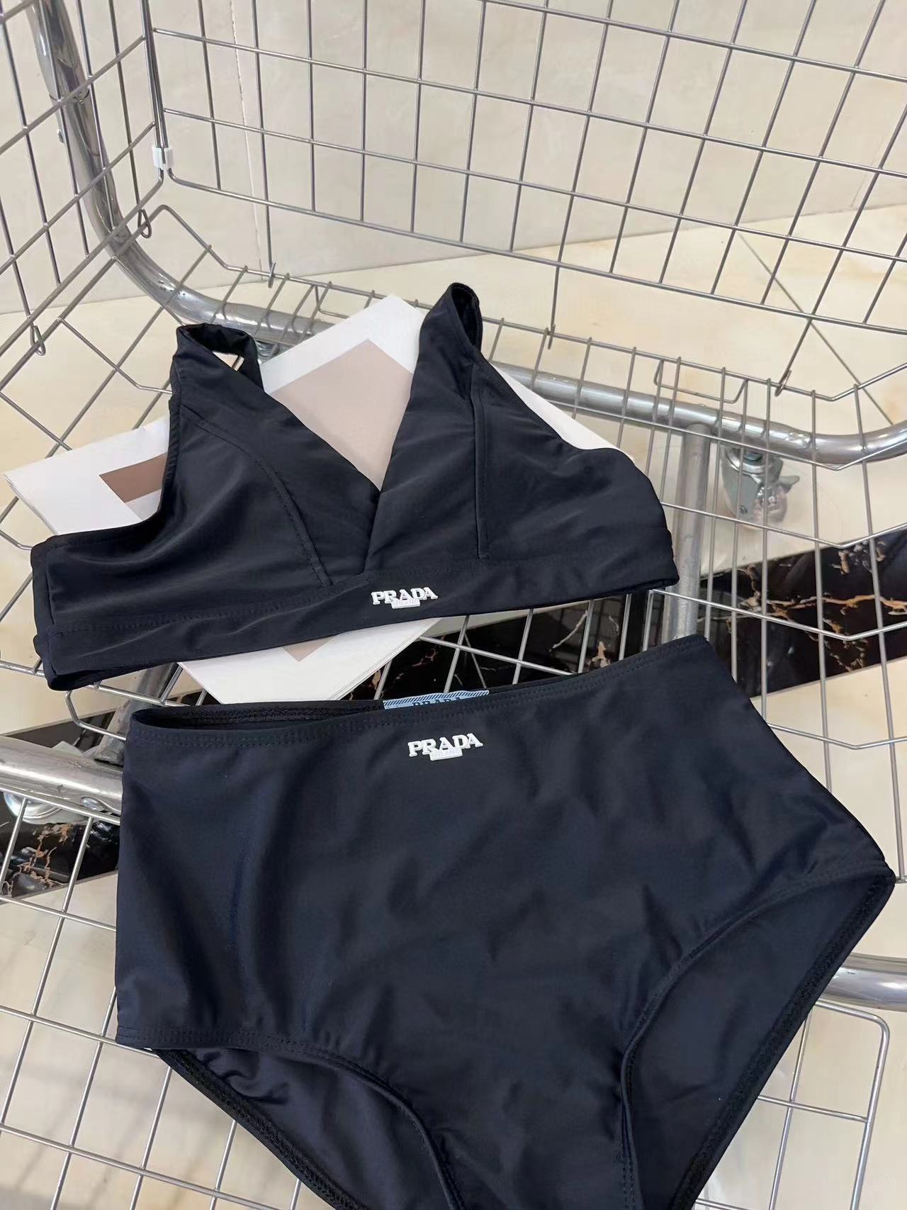 PR4DA シンプルレタースプリット水着【50％割引+送料無料】