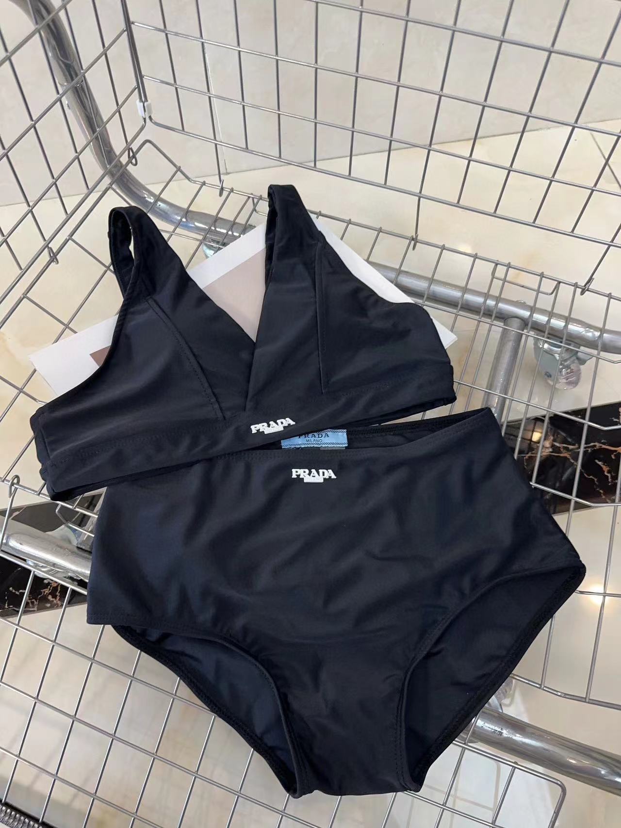 PR4DA シンプルレタースプリット水着【50％割引+送料無料】