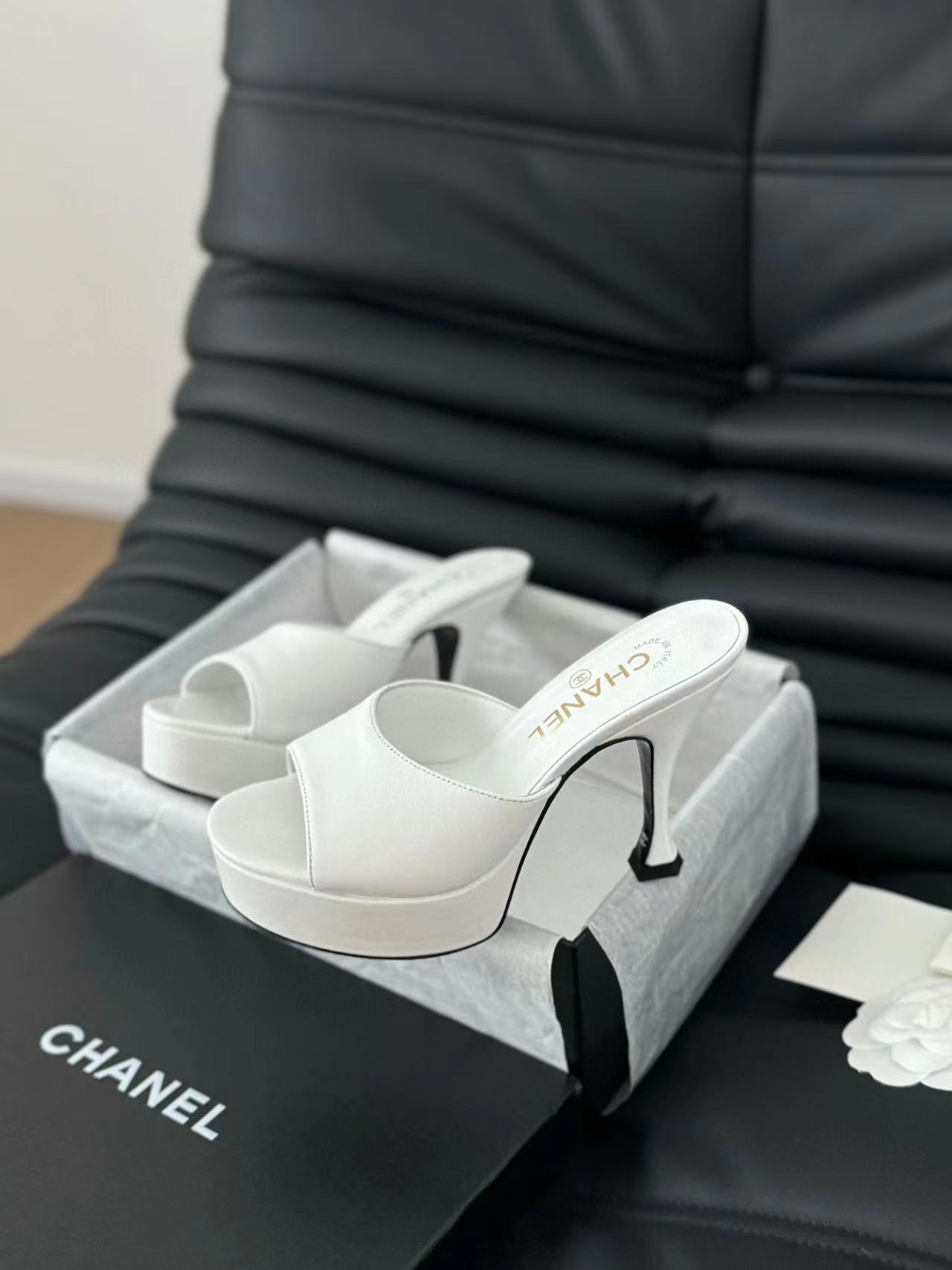 CHANE1 高品質フィッシュマウスハイヒールサンダル【50％割引+送料無料】