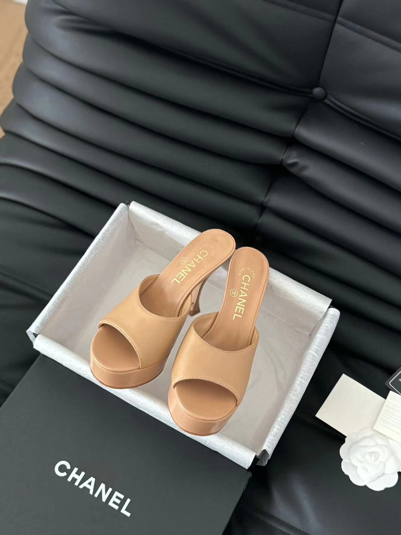 CHANE1 高品質フィッシュマウスハイヒールサンダル【50％割引+送料無料】