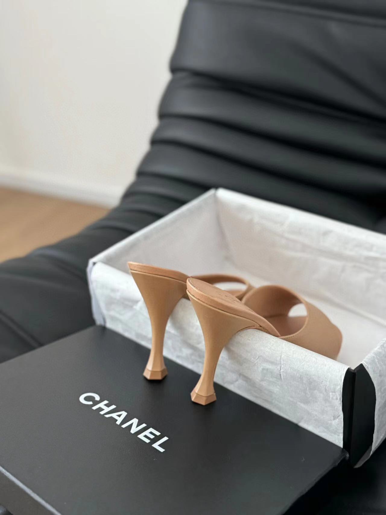 CHANE1 高品質フィッシュマウスハイヒールサンダル【50％割引+送料無料】