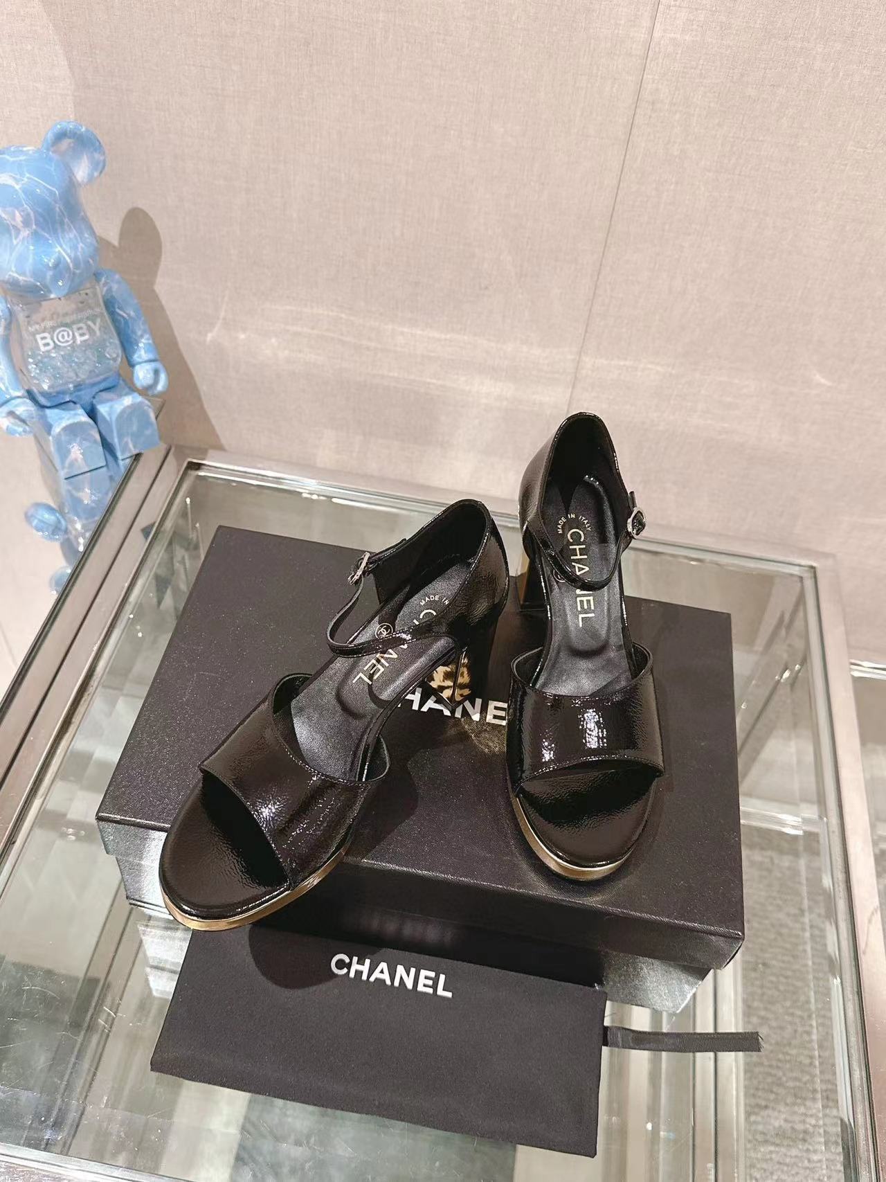 CHANE1 高品質のフィッシュマウス防水プラットフォームハイヒール【50%割引+送料無料】