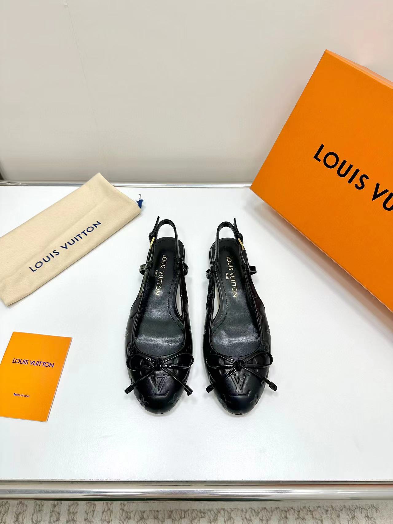 LV高品質ボウフラットシューズ【50%割引+送料無料】