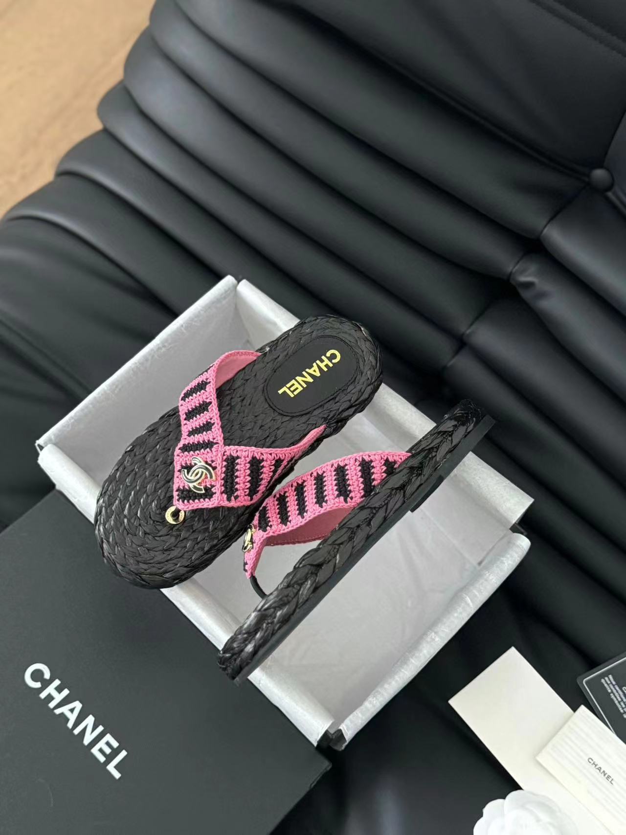 LV高品質織りスリッパ【50%割引+送料無料】