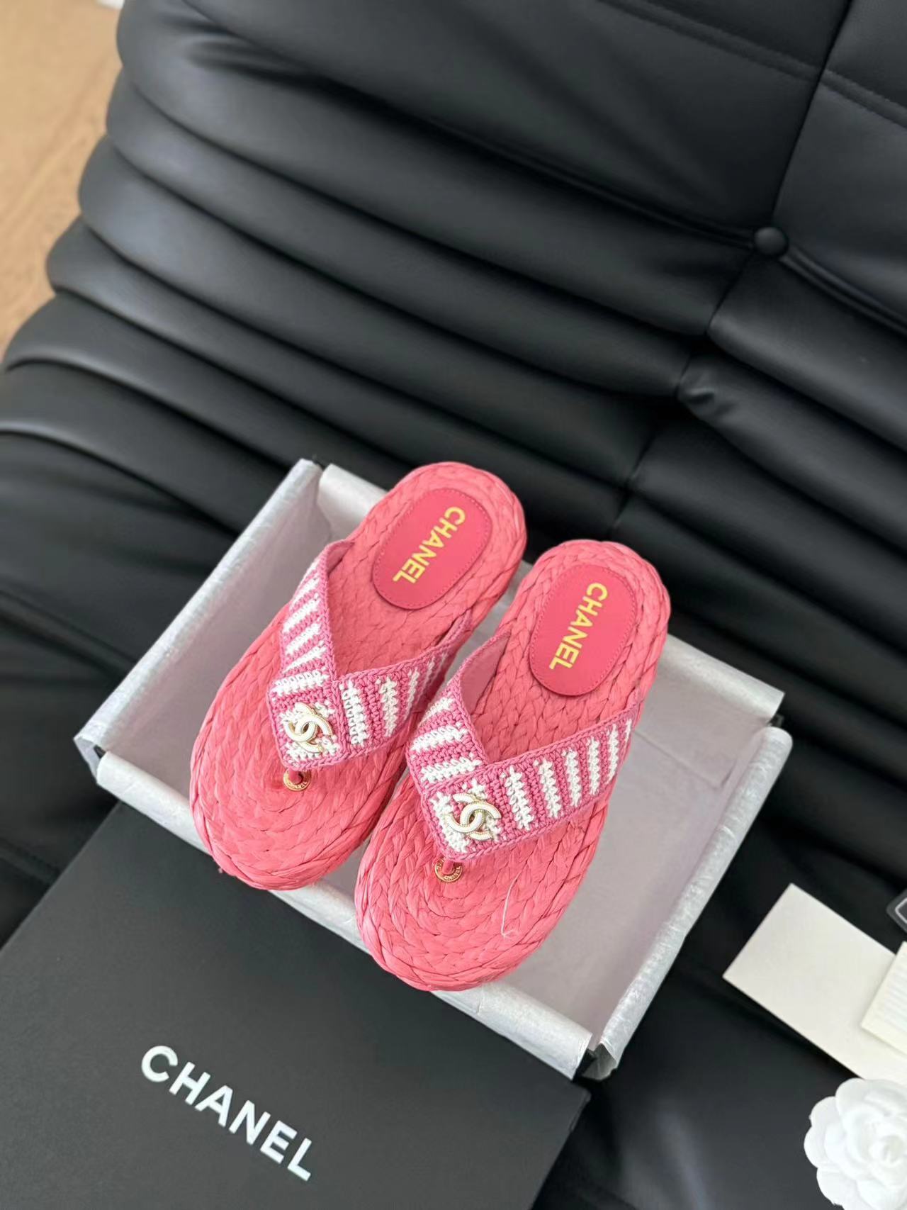 LV高品質織りスリッパ【50%割引+送料無料】